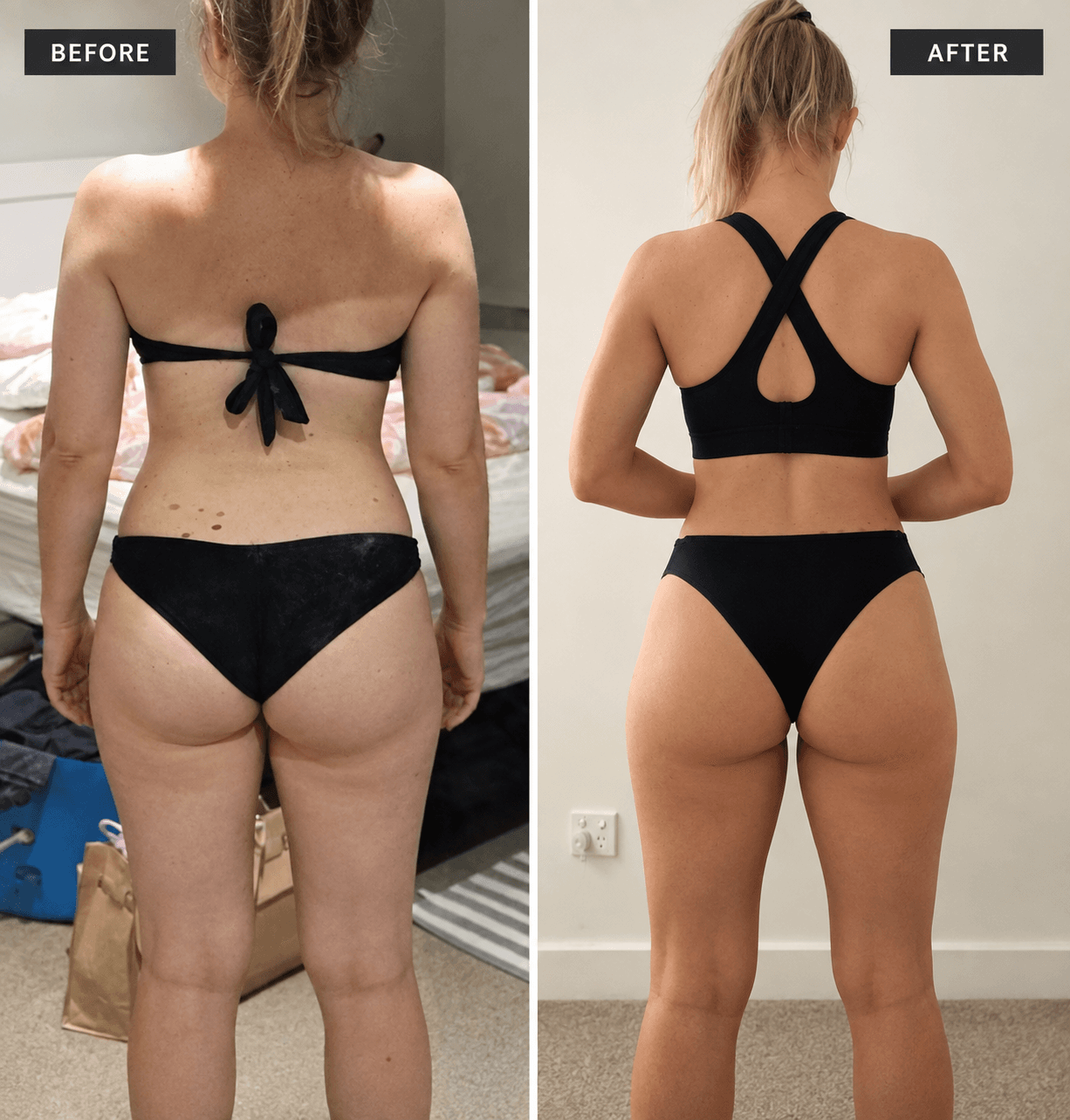 Client before and after transformation 2