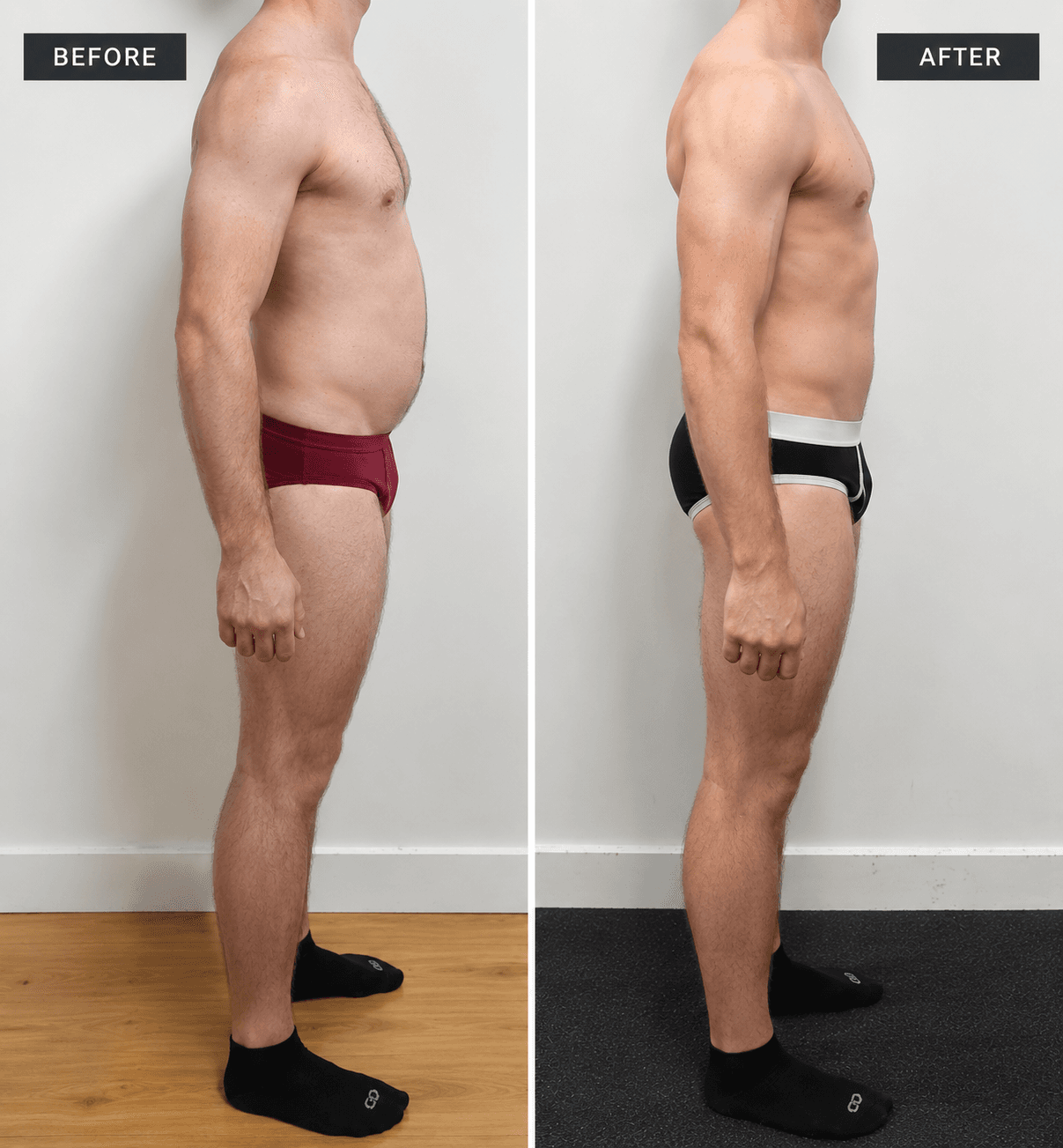 Client before and after transformation 5