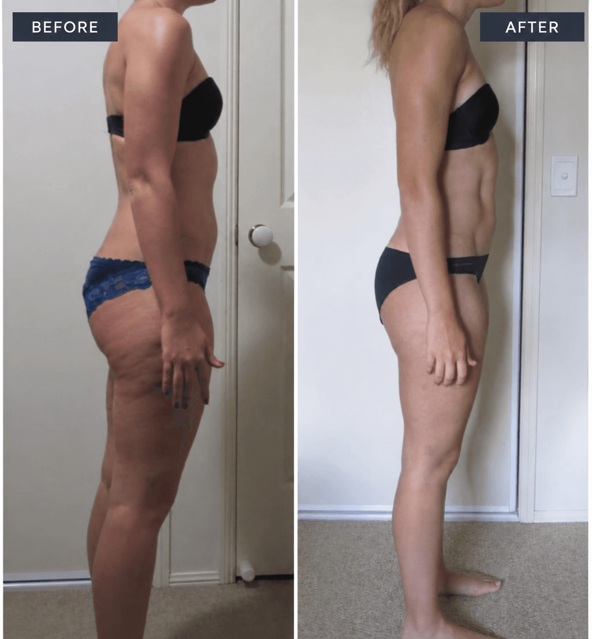 Client before and after transformation 6