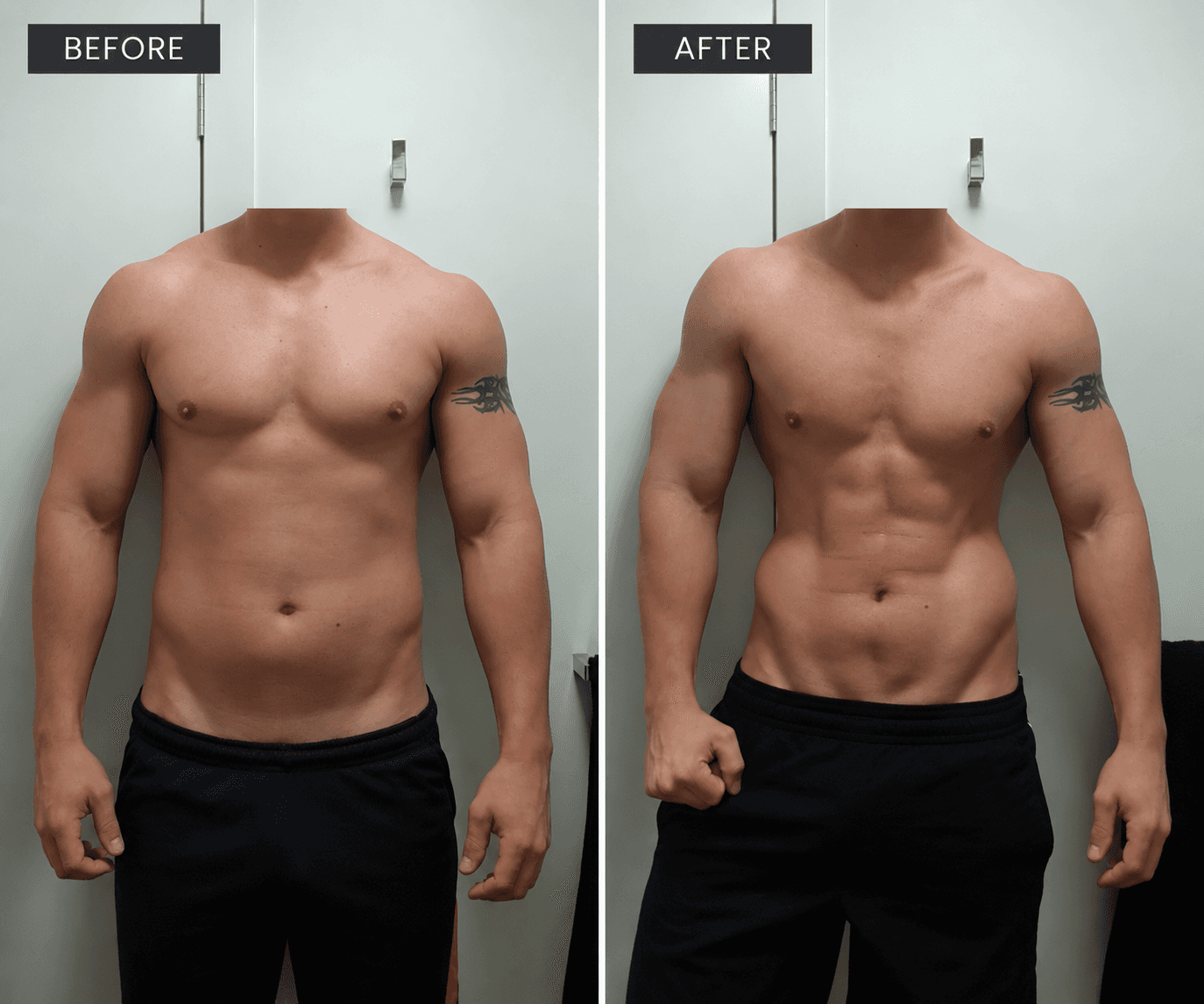 Client before and after transformation 7